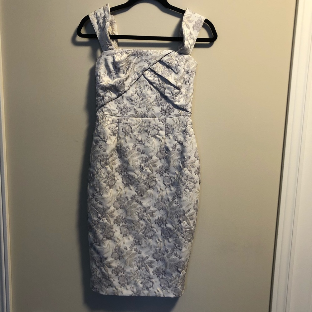 ASOS Bridal Guest Off-Shoulder Knee Length Dress